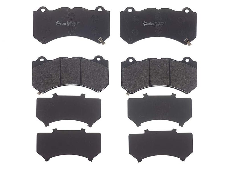 Brembo P37018 Low-Met Alloy Steel Front Disc Brake Pad Set CADILLAC/CHEVROLET/DODGE/JEEP/NISSAN OE# 00K68144427AB - Image 1